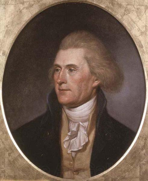 Charles Willson Peale Portrait of Thomas Jefferson Norge oil painting art